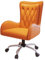 Moderner Chefsessel mit Rückenlehne und Armlehnen, Orange