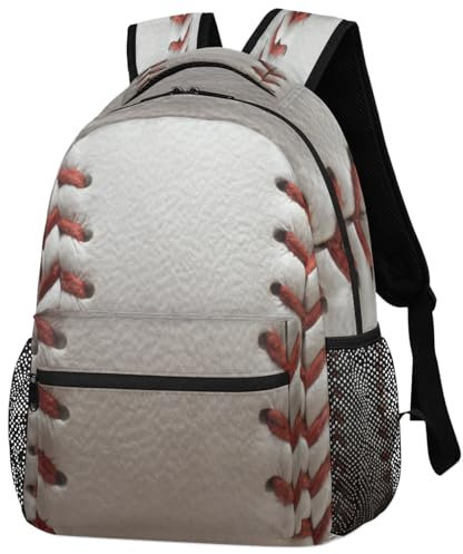 GeMeFv Sac à dos de baseball, sac à dos tendance pour ordinateur portable, sac de voyage, sac décontracté pour randonnée, camping, baseball, 29 x 20 x 40 cm (L x l x H), baseball,
