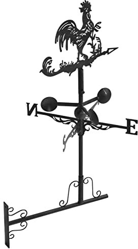 Banderuola Segnavento Banderuola Segnavento Squisita, Segnaletica di Direzione del Prato Girouette in Ferro Battuto per Cortile per Decorazione Esterna (Gallo) (Cazzo)