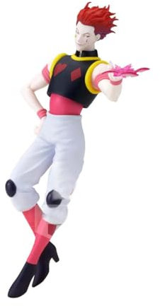 Gooyeh Hisoka Figur, Anime Hisoka Modell Statue, Cartoon-Charakter-Modelle, PVC Skulptur Auto Dekorationen Sammlerstücke Desktop Ornament