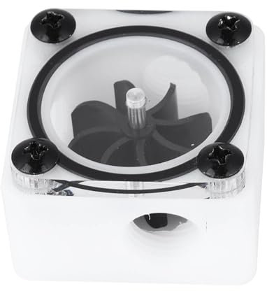 PC-Wasserkühlungs-Durchflussmesseranzeige, Hochwertiger POM-Acryl-Geschwindigkeitsmesser Zur Beobachtung des Wasserflusses (3 Durchgänge)