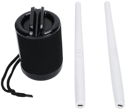Ensemble de Batterie électronique Virtuelle, Ensemble de Baguettes de Batterie à Air, Kit de Baguettes de Batterie à Air électrique avec Baguettes, Pédales, Haut-parleur de