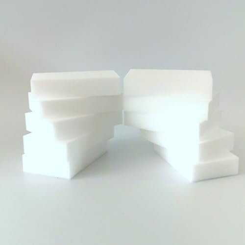 Magic eraser sponge Melamine Foam Stain Cleaning Dirt Remover Kitchen Shower, Pack of 10 (10)