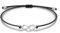 1 Stück Unendlichkeit Armband,Unendlichkeit Armbänder,Unendlichkeitszeichen,Damen Armband Unendlich,Einstellbare Armbänder,Titanium Stahl,Geeignet Für Personalisierte Geschenke Für Frauen(Schwarz)