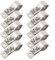 Stainless Steel Clamp Set, 0 Pack SS304 Adjustable Pole Clamps 16-26mm for Gazebo Sunshade Outdoor Canopy Pole Fittings (55x42x2mm)