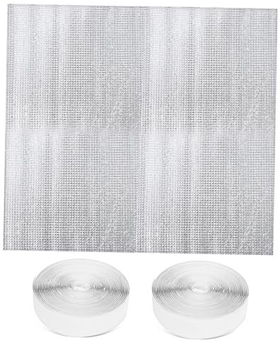 NUOBESTY Attic Fan Cover Isolierabdeckung für Dachfenster Installieren Wiederverwendbar Aluminiumfolie für Wärmedämmung für Verschiedene Öffnungsgrößen