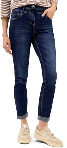 Cecil Slim Fit Jeans mid Blue Used wash 26
