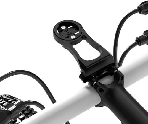 38 mm Fahrradvorbau-Computerhalterung für Garmin Edge Explore, leichte Aluminiumlegierung, Fahrrad-GPS-Out-Fronthalterungen, Taschenlampe und Action-Kamera, kompatibel mit Bryton, Wahoo und Cateye