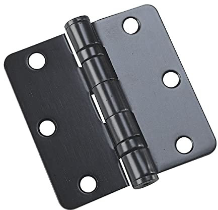 Richelieu | (2-Pack) Onward 3 1/2-inch Black Exterior Door Hinge