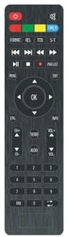Optex Télécommande d'origine pour récepteur TNTSAT Boitier TV modèle ORS9989