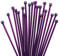 XINGO Confezione da 1000 Viola Fascette di Qualità per Uso Industriale, 100mm x 2,5mm, Fascette in Plastica Regolabili Multiuso per Uso Interno ed Esterno