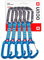 Ocun Hawk QD Combi PA 16 5-Pack Expressset, blau, 10CM