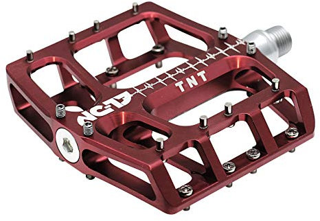 NC-17 Sudpin IV XL TNT Aluminium Plattform Pedale / Mountainbike Pedal / BMX Pedal / flache Bauhöhe 17,7 mm / Fail Safe System / Präzisionslager + Cr-Mo Achse / inkl. Ersatzpins