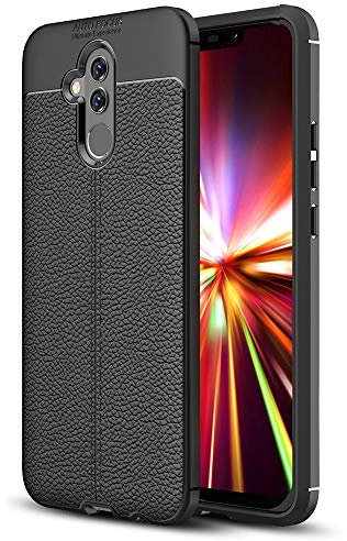 Roar Backcover Hülle für Huawei Mate 20 Lite (6.3 Zoll) Handyhülle Schutzhülle Silikon Case Cover TPU Silikonhülle Ultra-Dünn, Schwarz