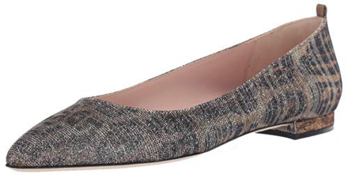 SJP by Sarah Jessica Parker Damen Story Pointed Toe Flat Geschlossene Ballerinas, Gold (Cartel Leofa), 42.5 EU