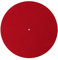 Xuniu Plattenspielermatte, 3mm Filz, Rot, Anti-Vibration, Anti-Static