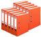 Herlitz Ordner maX.file protect A4 (8 cm mit Einsteckrückenschild) 10er Pack (Orange)