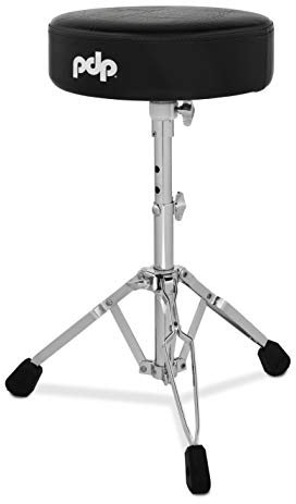 Pacific Drums 700 Series 12 leichter Drumhocker mit Rundsitz, Chrom