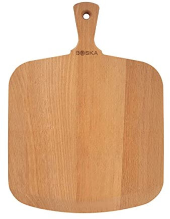 Pizzaschaufel Amigo/Für warme und kalte Pizza/Kurzer Griff/Buchenholz/Servierbrett / 30 cm breit