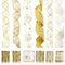LIHAO 6 Rotoli di Nastro Glitter Scintillante, Ribbon Organza per Decorazione Albero di Natale, Compleanno, Feste, Confezioni Regalo (600×6.3CM, 6 Motivi)