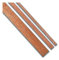 Paquete 7 Listones Madera Sapelly 2x5mm. 1 Metro de Longitud
