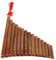 Eujgoov Pan Flute 15 Pipes Pan Flute G Tone Chinois Pan Pipe Instrument Flûte De Pan En Bambou pour Débutants