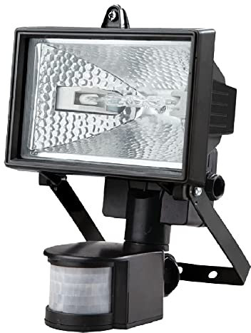 150W Halogen Light with PIR Motion & Bulb Sensor Security Garden FLOODLIGHT Outdoor BNIB (Pack of 1)