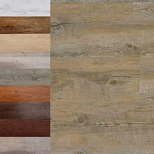 MadeInNature, Dalles PVC, Lames Auto-Adhésives, Grand Choix de Coloris et de Dimensions (Pecan, 1.10 m²)