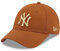 New Era New York Yankees MLB Metallic Logo Brown 9Forty Adjustable Women Cap - One-Size