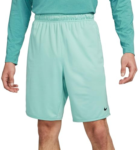 NIKE DV9328-310 M NK DF Totality Knit 9 in UL Shorts Men's Mineral/Black/Mineral/Black Size M