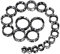 Longbeauty 20er Set/10 Paare Weich/Hart Silikon Tunnel Set Dehnungsset Ohr Piercing Schmuck Double Flared Flexible Stretching Expander, Schwarz/Weiß(Weich)