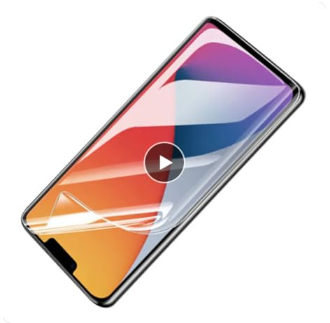 Renwox 2pcs Hohe Empfindlichkeit Hydrogel Film für iPhone 13 / iPhone 13 Pro 6.1 Flexibel HD Clear Bildschirmschutz Explosionssicher Fingerabdrücke Entsperren Hydraulische Folie