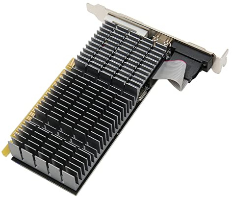BROLEO Scheda grafica del computer, 64bit HD Multimedia Interface Graphics Card GT710 4G GDDR3 per PC desktop