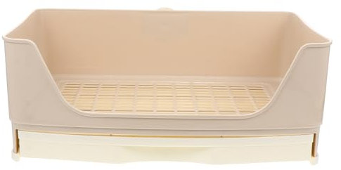 DOITOOL Vassoio Vasino per Animali Domestici Lettiera Ad Angolo Lettiera per Animali Domestici Scatola Toilette per Conigli