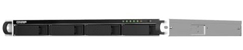 QNAP TS-464U-RP-8G 4-Bay Turbo-Station NAS (Intel® Celeron® N5095 4-Core/4-Thread Prozessor 2,0 GHz 8GB DDR4 RAM 2xRJ-45 2,5 GbE LAN-Port) 32TB Bundle mit 4X 8TB WD Red Plus HDDs