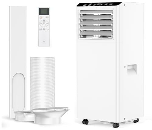 Aire Acondicionado PortáTil 7000 Btu/H, Climatizador PortáTil 4 En 1, Ventilatore, Deumidificazione, Ventilazione Mit SíGueme Función, Telecomando, Temporizador 24H, Modo De Sueño