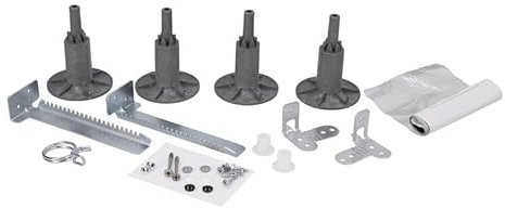 LUTH Premium Profi Parts Montagematerial mit Füßen kompatibel mit Beko 1784430011 für Integrierte Geschirrspüler