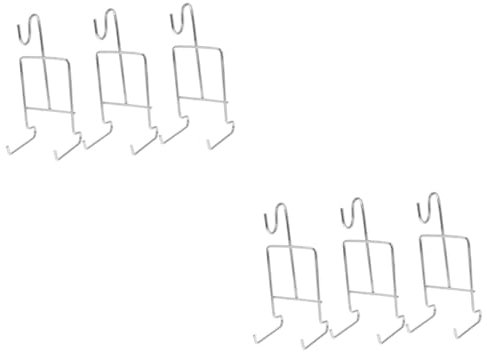 ABOOFAN 2sets Cup Holder Display Stand for Tea Cups Saucers Mugs Plates Sturdy Storage Rack 3pcs*2