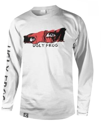 UGLY FROG CX Radfahren Trikots & Shirts Herren Mountainbike Motocross Jersey Langarm MTB T-Shirt,Shirt Downhill Fahrrad Jersey Schnelltrocknend