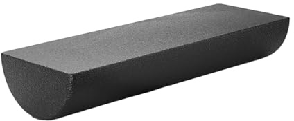 Foam Roller Half – 17.71 Inches Muscle Recovery Tool | Pilates Training Support – High Density Half Foam Roller For Stretching Massage Flexibility Training And Post Workout Muscle Relaxation