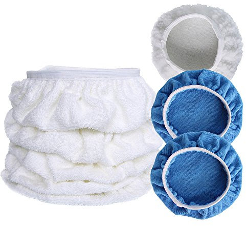 Slivercolor 7-teiliges Polierdeckel-Set, Polierdeckel, Polierkopf für 220 mm – 250 mm, Autolackpflege, Wachspolieren