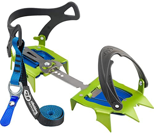 Climbing Technology Unisex – Erwachsene Snow Flex Classic Steigeisen, grün, Taglia Regolabile