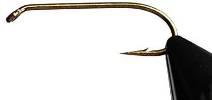 50 pcs/lot Bronze Color Fly Tying Hook Long Shank Wet Nymph Flies Fly Fishing Barbed Hooks Size 4# 6# 8# 10# 12# 14# 16# (10)