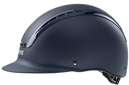 uvex suxxeed Active - robuster Reithelm für Damen und Herren - individuelle Größenanpassung - optimale Belüftung - Navy matt - 54-55 cm