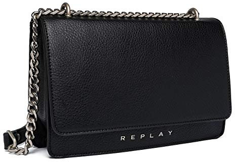 Replay Damen Fw3880.000.A0132D Clutch Schwarz (Black)