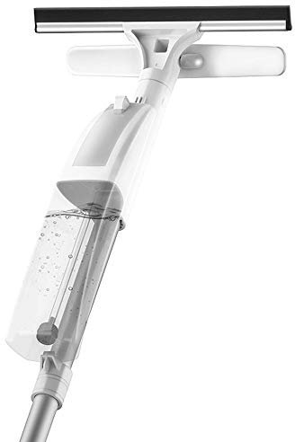 HAMKAW Lave Vitre Telescopique,3 en 1 Nettoyeur Vapeur Vitre avec Raclette Extensible,Nettoyage Vitre Large de Fenêtre Intérieur ou Extérieur,Véranda,Voiture,Camion