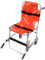 GLJY EMS Treppen Stuhl, Treppensteigen Rollstuhl-Aluminium-Leichtgewicht 2 Räder Folding Medical Transport Stuhl mit Patient Restraint Träger, 350 lbs Kapazität