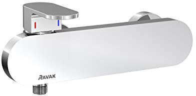 RAVAK Badewannenarmatur Chrom – Hochwertige Mischbatterie für Badezimmer | Modernes Design für Badewanne | Duscharmaturen & Wannenbatterie CR 032.00/150