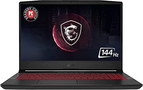 MSI Pulse GL66 Gaming Laptop: 15.6 144Hz FHD 1080p Display, Intel Core i7-11800H, NVIDIA GeForce RTX 3070, 16GB, 512GB SSD, Win10, Black (11UGK-001)
