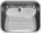 VBChome Fregadero de 55 x 45 x 21 cm de acero inoxidable con estructura satinada, desagüe de lavabo, lavabo para comercio, lavadero, jardín, 50, práctico y fácil de montar